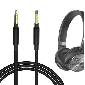 كابل صوت GEEKRIA متوافق مع B&O H95، H9i، H9 الجيل الثالث، H9، H8i، H8، H7، HX، Jabra Move، Elite 85h، B&W PX7، كابل سماعات الرأس PX5، 1/8 بوصة (3.5 مم) إلى 3.5 مم بديل ستيريو الحبل (4 قدم / 1.2 م)