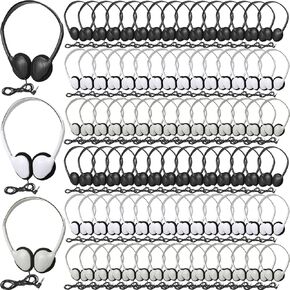 Kanayu 360 Pcs Headphones Bulk Class Set Headphones for Student Classroom School Wire Headphones Adjustable with 3.5 mm Jack Over The Head Earphones for Online Learning Adults in Saudi Arabia