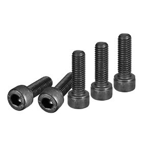 M6x16mm Socket Head Cap Screws Bolts, 25Pcs 12.9 Grade Alloy Steel, Metric Machine Hex Socket Screw, Hex Drive, Black Oxide Finish, UNC Coarse Thread Fully Threaded