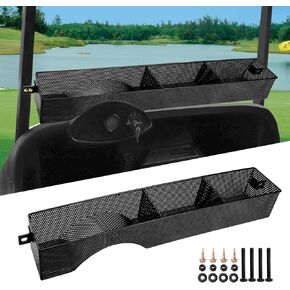 Roykaw EZGO RXV Front Storage Basket Tray Organizer for 2008-up Golf Cart Models - Upgrade One Piece Solid Design/More Sturdy and No Rattles