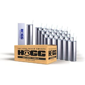 Hogg 30oz Straight Skinny Tumbler Case (25 Pack) DIY, Customizable, Glitter, Epoxy, Bulk Tumblers