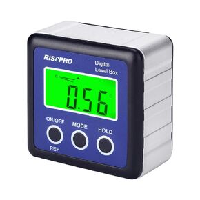Digital Level Box Angle Gauge Protractor Inclinometer Bevel Box with Data Hold, Magnet Base & LCD Backlight, Calculating for Carpentry, Building, Masonry, Automobile