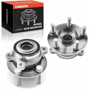 A-Premium 2 x Front or Rear Wheel Bearing and Hub Assembly with 5-Lug Compatible with Ford Edge 2015-2020, Lincoln MKX 2016-2018, Nautilus 2019-2020