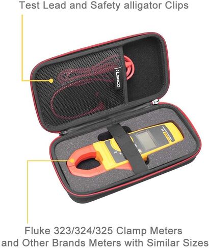 RLSOCO Hard Case for Fluke 323/324/325/302 Clamp Meter & Works with KAIWEETS Digital Clamp Meter HT206B/ HT206D in Saudi Arabia