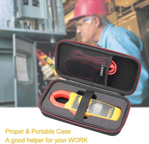 RLSOCO Hard Case for Fluke 323/324/325/302 Clamp Meter & Works with KAIWEETS Digital Clamp Meter HT206B/ HT206D in Saudi Arabia