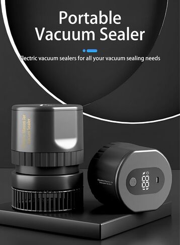 Electric Mason Jar Vacuum Sealer Kit for Wide Mouth and Regular Mouth Mason Jars, Vacuum Sealing Machine for Food Storage, Preserve Freshness with Effortless Sealing Power in Saudi Arabia