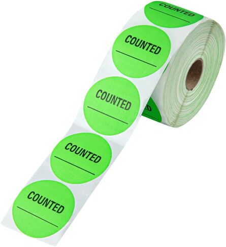 Restaurantware Label Tek 3 x 2 Inch Packaging Stickers 500 Premium Shipping Labels - Team Lift Sustainable Red Paper Inventory Stickers High-Visibility with Strong Adhesives in Saudi Arabia