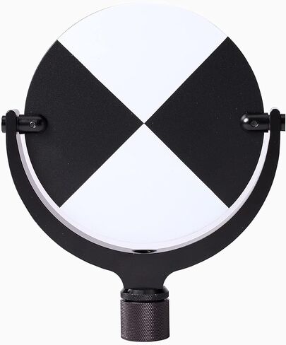 أديربرو 152 ملم. هدف الماسح الضوئي بالليزر ذو المجداف من الفولاذ المقاوم للصدأ - أداة مسح وهندسة شديدة التحمل - هدف ماسح ضوئي أسهل للرؤية - أبيض وأسود in Kuwait