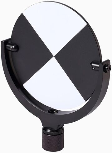 أديربرو 152 ملم. هدف الماسح الضوئي بالليزر ذو المجداف من الفولاذ المقاوم للصدأ - أداة مسح وهندسة شديدة التحمل - هدف ماسح ضوئي أسهل للرؤية - أبيض وأسود in Kuwait