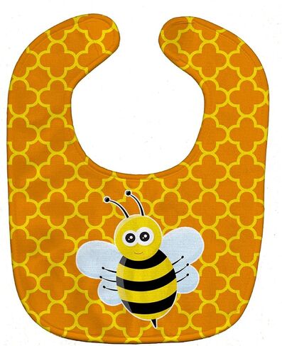 مريلة أطفال من Caroline's Treasures BB8596BIB Bee on Quatrafoil، مقاس 10 × 13 بوصة، متعددة الألوان in Saudi Arabia