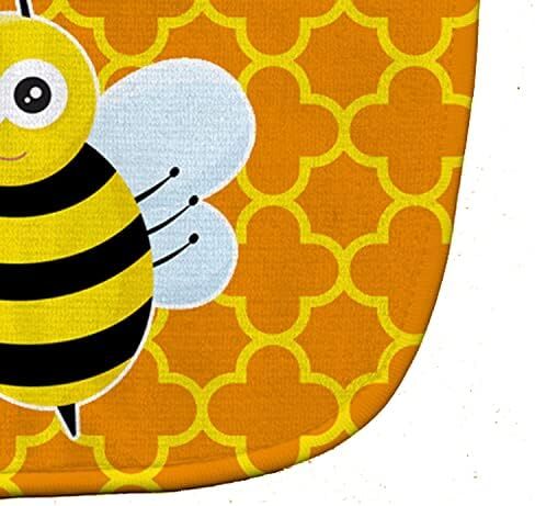 مريلة أطفال من Caroline's Treasures BB8596BIB Bee on Quatrafoil، مقاس 10 × 13 بوصة، متعددة الألوان in Saudi Arabia