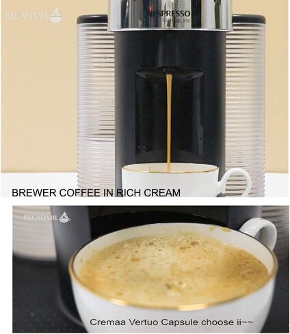 كبسولة قهوة معدنية من الفولاذ المقاوم للصدأ متوافقة مع Vertuo Coffee Espresso بحجم Nespresso Vertuoline حامل القرون القابل لإعادة الاستخدام Vertuolline GCA1، ENV135S، ENV135B، ENV135T، ENV135R (كبسولة) in Kuwait