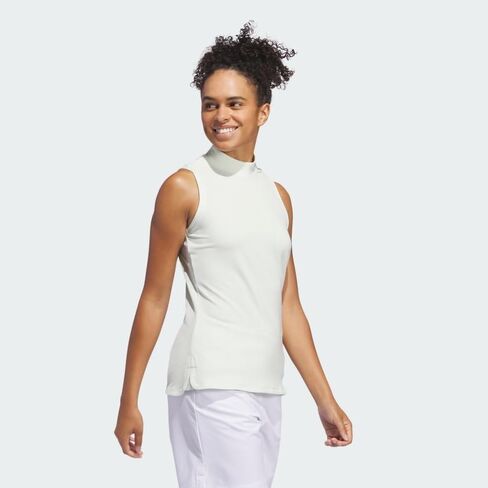 adidas Women's Ultimate365 Sleeveless Mock Neck Polo Shirt in Saudi Arabia