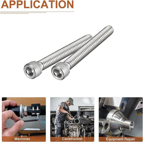 1/4-20x3" Socket Head Cap Screws Bolts, 10Pcs 304 Stainless Steel 18-8, Machine Hex Socket Screw, Hex Drive, Bright Finish, UNC Coarse Thread Fully Threaded in Saudi Arabia