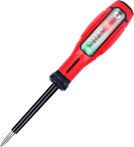 Voltage Tester Pen Magnetic Screwdriver 12-250V AC Voltage Displays Non-Contact Voltage Tester Circuit Breaker Finder Tool Live/Null Line Detecter for House Repair-4MM Phillips Screwdriver in Saudi Arabia