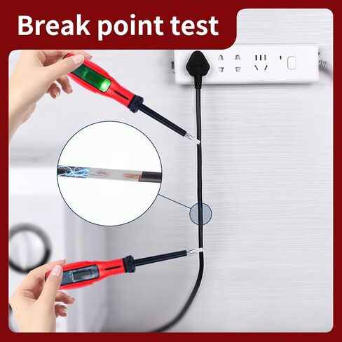 Voltage Tester Pen Magnetic Screwdriver 12-250V AC Voltage Displays Non-Contact Voltage Tester Circuit Breaker Finder Tool Live/Null Line Detecter for House Repair-4MM Phillips Screwdriver in Saudi Arabia