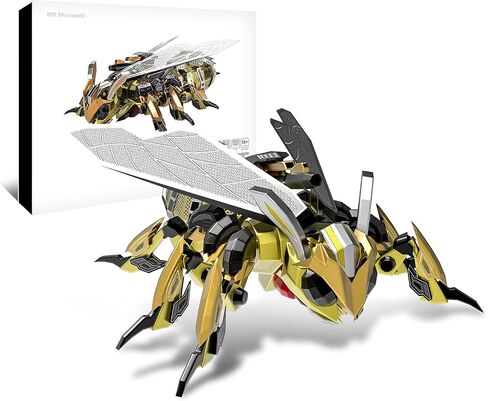 لغز معدني ثلاثي الأبعاد من Microworld، أطقم نماذج معدنية للتنين الطائر الميكانيكي، لغز تحدي ثلاثي الأبعاد DIY للحرف الفنية للبالغين in Kuwait