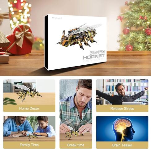 لغز معدني ثلاثي الأبعاد من Microworld، أطقم نماذج معدنية للتنين الطائر الميكانيكي، لغز تحدي ثلاثي الأبعاد DIY للحرف الفنية للبالغين in Kuwait