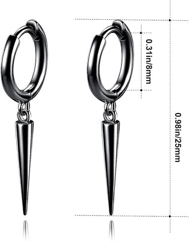Lightweight Huggie Hoop Earrings for Women: 14K Gold Plated | Rose Gold | 925 Sterling Silver Hypoallergenic Cubic Zirconia Hoops Earring in Saudi Arabia