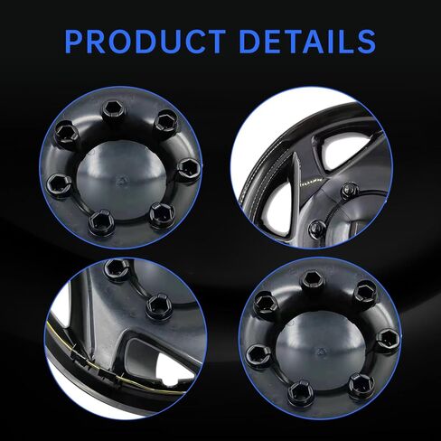 أغطية غطاء محور العجلة F8UZ-1130-AA مقاس 16 بوصة متوافقة مع 1998-2023 Ford Van Econoline E250 E350 E450 F8UZ-1130-AA F8UZ-1130-AACP (مجموعة من 4) in Kuwait