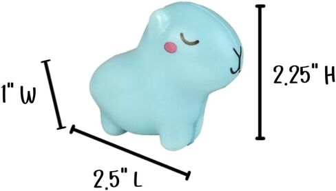 2 بوصة مايكرو سوفت بطيء الارتفاع سكويش كابيبارا، 8 قطع in Kuwait