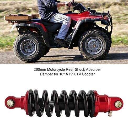 260 مللي متر دراجة نارية الخلفية تبختر الربيع المثبط تعليق المثبط الجمعية استبدال ل 10 "ATV UTV سكوتر in Kuwait