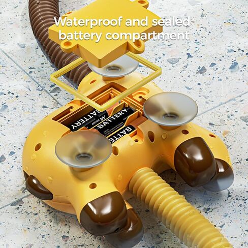 TUMAMA Baby Bath Toy,Bathtub Toys with Giraffe Shower Head,Suction Spinner Toys,Wind-Up Toys,Splicing Slides,Spray Squirt Shower Faucet and Water Pump Summer Essentials for Kids Toddlers Infants in Saudi Arabia