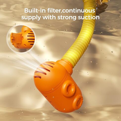 TUMAMA Baby Bath Toy,Bathtub Toys with Giraffe Shower Head,Suction Spinner Toys,Wind-Up Toys,Splicing Slides,Spray Squirt Shower Faucet and Water Pump Summer Essentials for Kids Toddlers Infants in Saudi Arabia