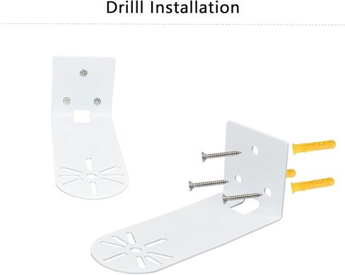 حامل معدني على الحائط للكاميرا متوافق مع كاميرا Eufy E220 & P24 Security Solo الداخلية، حامل كاميرا الأمان، حامل زاوية الكاميرا، دعامة تثبيت الحفر، عبوتان in Kuwait
