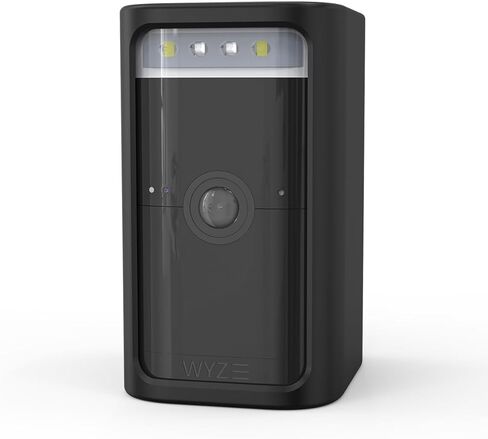 غطاء حماية من السيليكون من Holicfun لكاميرا Wyze Battery Cam Pro (أسود) in Kuwait