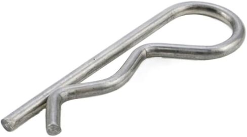 20Pcs M2*40mm R-Shaped Pins Steel Cotter Pins Hitch Pin Clips in Saudi Arabia