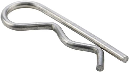 20Pcs M2*40mm R-Shaped Pins Steel Cotter Pins Hitch Pin Clips in Saudi Arabia