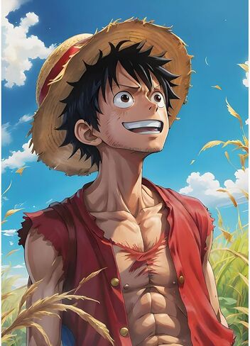 COMBYEO Cartoon Diamond Painting Kits for Adults, 5D DIY Anime Diamond Art Kits, Full Round Drill Crystal Arts and Crafts, Gem Art Painting Kit for Home Wall Decor(12x16inch) in Kuwait