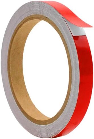 WOD RTC7 Engineering Grade Retro Reflective Tape Red, 1/2 inch wide x 30 ft. Outdoor Waterproof Safety Reflector For Autos, Bikes, Camper, RV, Boat Striping, and Traffic Signage Marking in Saudi Arabia