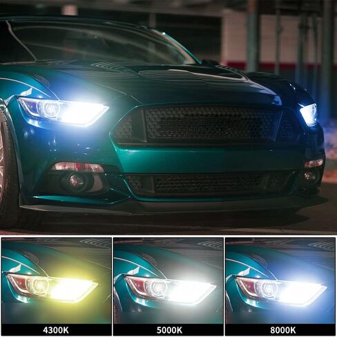 D3S/D3R HID Headlight Bulbs Xenon 8000K white blue 35W Replacement 66340 66340HBI 42403 42302 Headlamp 2pack in Kuwait
