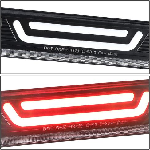 DNA MOTORING 3BL-COLO04-3D-LED-BK Black Housing 3D LED Third Tail Brake Light [Compatible with 04-12 Colorado / 04-12 Canyon / 06-08 I-Series] in Saudi Arabia