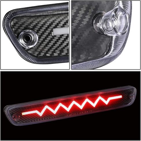 DNA MOTORING 3BL-COLO04-3D-LED-BK Black Housing 3D LED Third Tail Brake Light [Compatible with 04-12 Colorado / 04-12 Canyon / 06-08 I-Series] in Saudi Arabia