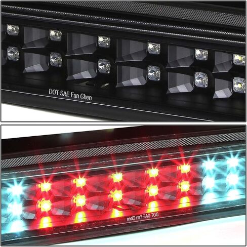 DNA MOTORING 3BL-TTU07-LED-BK-SM Black Housing LED Third Tail Brake Light [Compatible with 07-18 Tundra] in Saudi Arabia