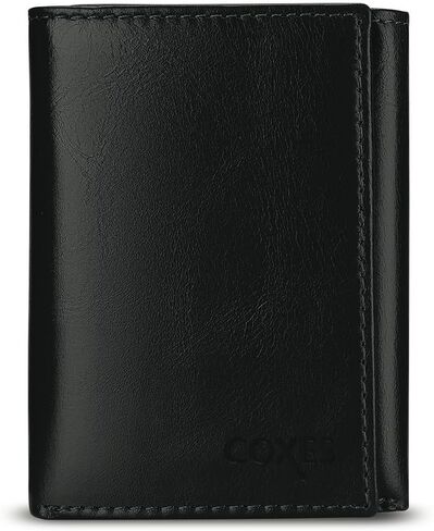 VERSAINSECT king Trifold Genuine Leather Wallet for Men With Flip Out ID Window (Brown) in Saudi Arabia