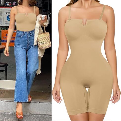 ملابس داخلية بدون حمالات، ملابس داخلية على شكل حرف U، رافعة للمؤخرة، تحكم في البطن، نحت منتصف الفخذ، مشكل الجسم بالكامل in Kuwait