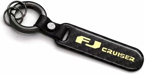 سلسلة مفاتيح السيارة متوافقة مع Toyota FJ Curise، سلسلة مفاتيح السيارة للرجال والنساء ملحقات حلقة المفاتيح هدية العائلة (أسود) in Kuwait