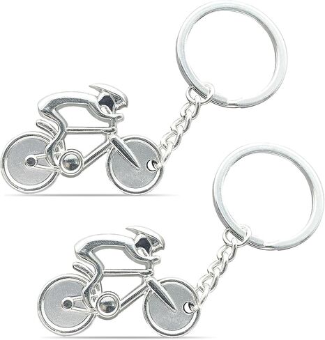 Motorcycle Keychains for Men & Women 2-Pack, Metal Motorcycle Model With Key Chain Ring for Key Decoration Pendant Accessories, Gift for Motorcycle Owners and Enthusiasts (Black & Brass Color) in Saudi Arabia