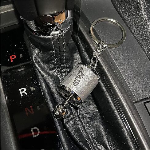 سلسلة مفاتيح QNQA Fast and Furious 9 Auto Shifter Keychain، سلسلة مفاتيح سيارة معدنية إبداعية سريعة وغاضبة، فضية، سلسلة مفاتيح لضبط سباق ناقل الحركة اليدوي باللون الفضي لقلادة إكسسوارات السيارة in Kuwait