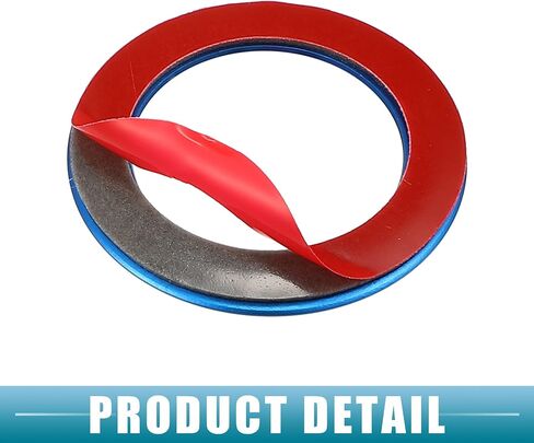 Engine Start Stop Button Cover Trim Sticker for Dodge Challenger Charger for RAM 2010-2020 Aluminum Alloy Blue in Saudi Arabia