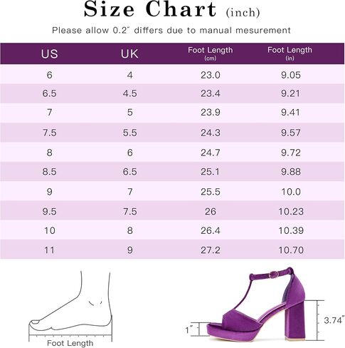 Platform Heels for Women Chunky Platform Sandals T-Strap Sexy Block Heeled Square Open Toe Pumps Ankle Strap Prom Party Wedding Dress Shoes in Saudi Arabia