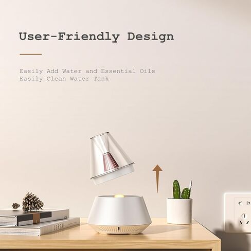 TriPro Essential Oils Aroma Diffuser,Portable Humidifier with Cool Mist and Warm Light Effect,Remote Control,150 ml Capacity,for Bedroom, Office, Living Room, Yoga (Black) in Saudi Arabia