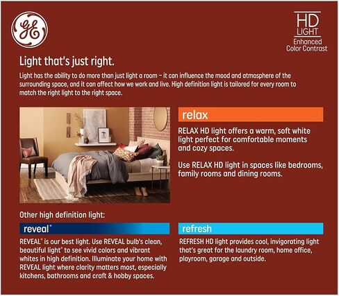 GE Relax 6-Pack 65 W Equivalent Dimmable Soft White Br30 LED Light Fixture Light Bulb 22 Year Life in Saudi Arabia