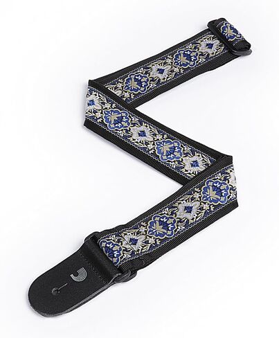 إكسسوارات D'Addario Planet Waves 50J00 حزام أنبوبي مقاس 2 بوصة بتصميم جاكار أزرق in Saudi Arabia