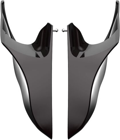 أغطية جانبية ممتدة سوداء زاهية من Advanblack، لوحات ممتدة تناسب 2014+ Harley Touring Street Glide Road Glide Electra Glide Ultra Classic in Kuwait