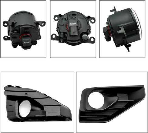 مجموعة مصابيح الضباب لسيارة نيسان باثفايندر 2017 2018 2019 2020، زوج من مصابيح الضباب مع حزام أسلاك وعدسة شفافة - جانب السائق والراكب in Kuwait